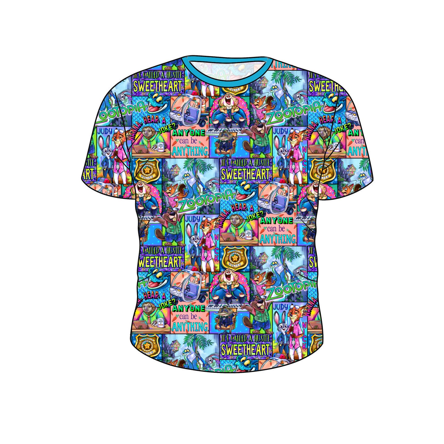 RTS Bamboo Adult Oversized Tee - PANEL Zoo2