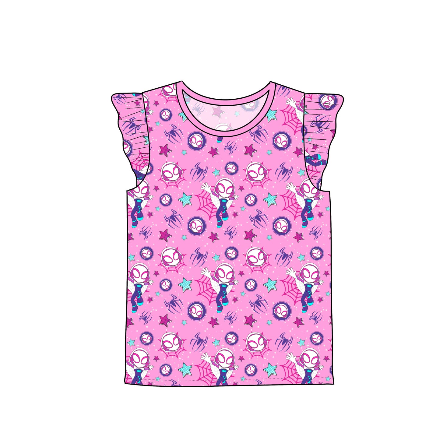 RTS Flutter Sleeve Tee - Gwen