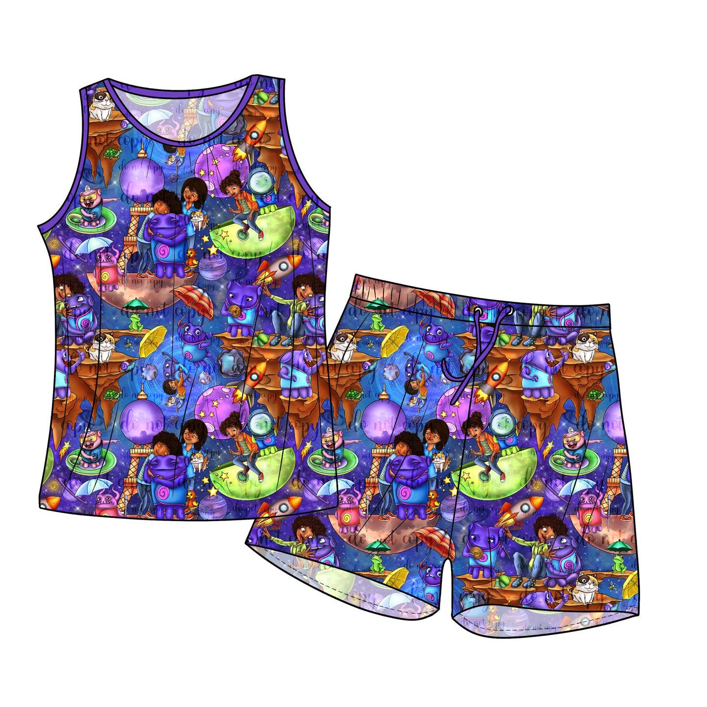 Aug 2026 Pre-Order Tank and Shorts Pajama Set - Home