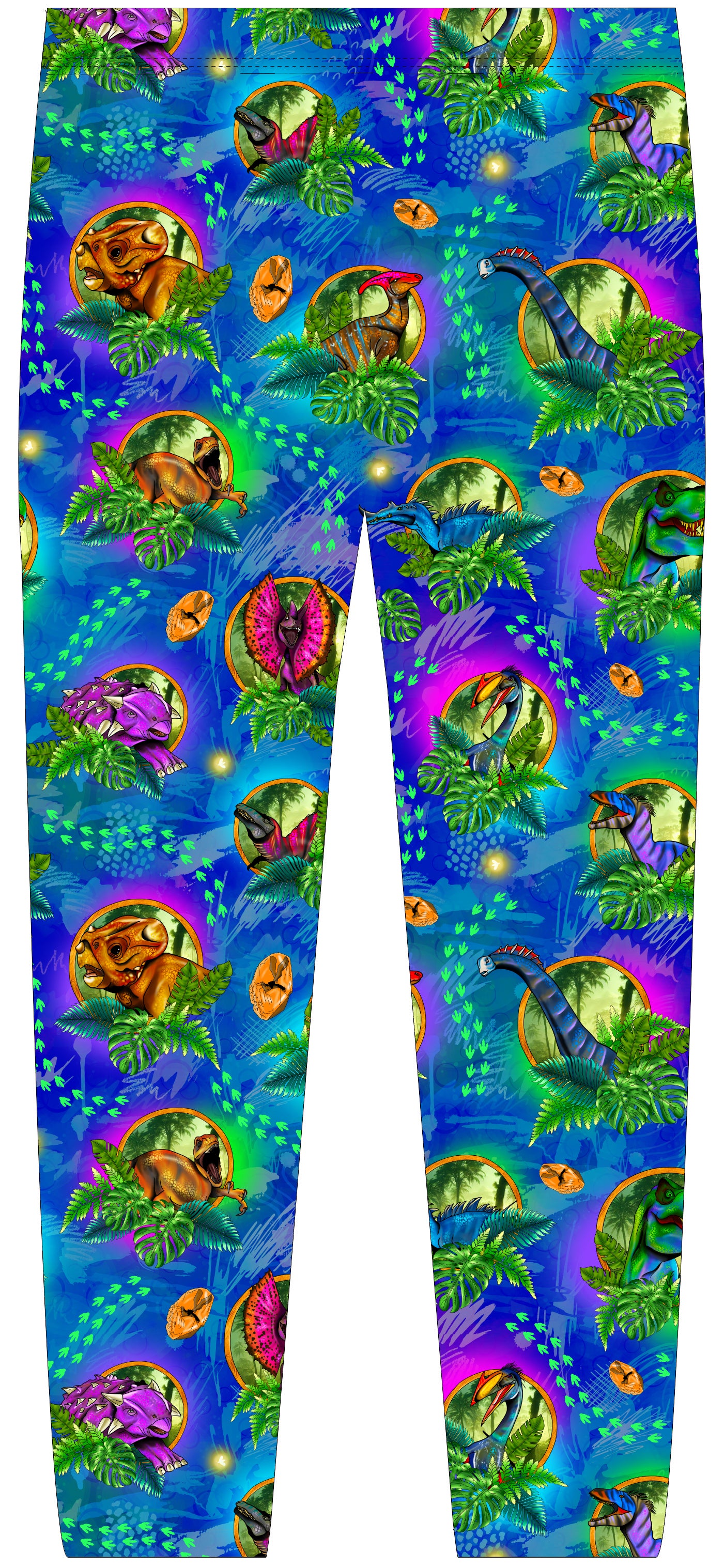 RTS Girl's Leggings - Dinos