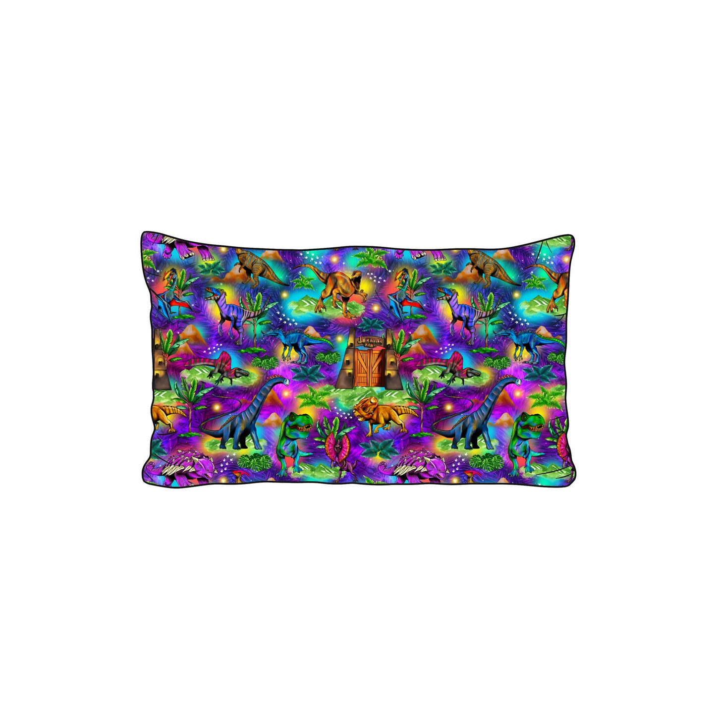 RTS Bamboo Pillowcase - PURPLE Jurassic