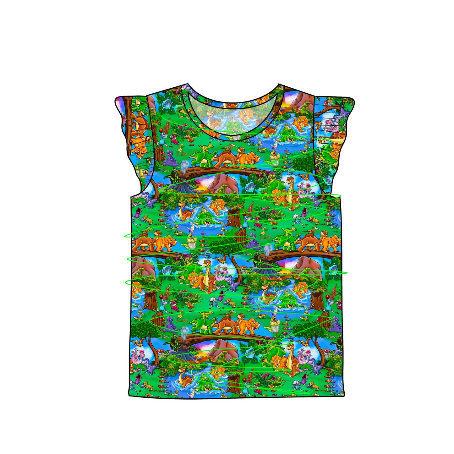 RTS Flutter Sleeve Tee - Littlefoot