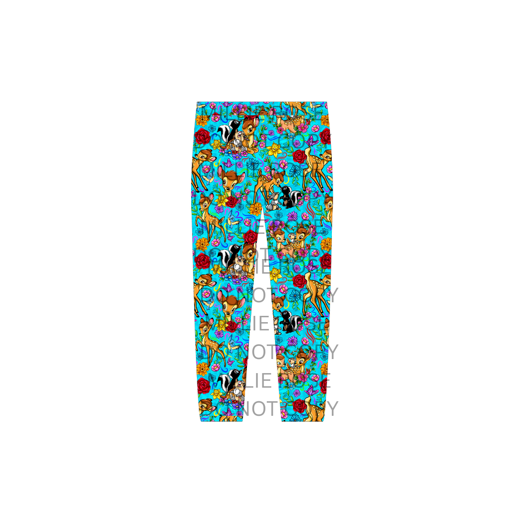 RTS Girl's Leggings - Blooming Buddies