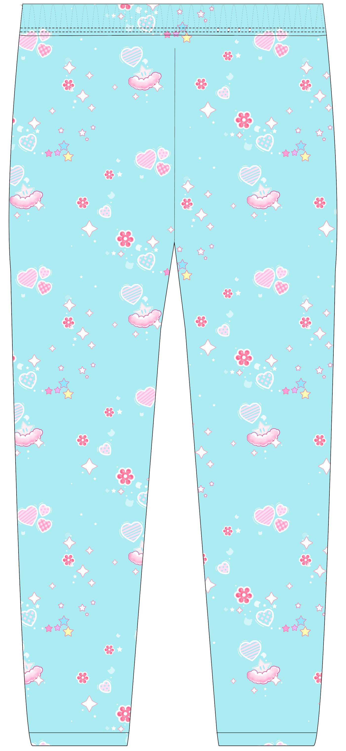 RTS Girl's Leggings - Peachy Coord