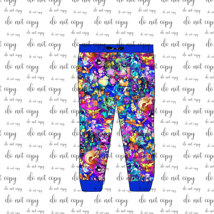 RTS French Terry Joggers - Pocket Monsters
