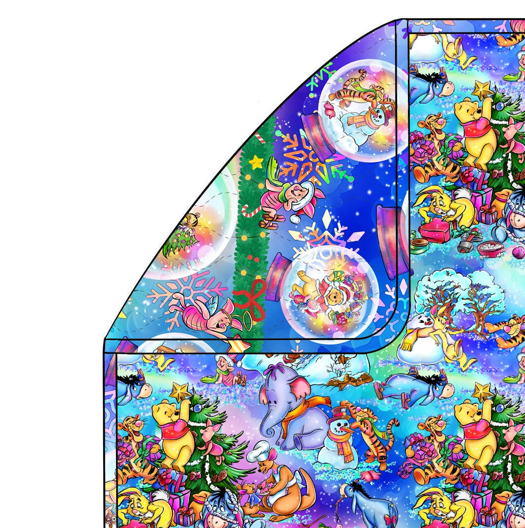 RTS Triple Layer Quilted Bamboo Blanket - Honey Holiday