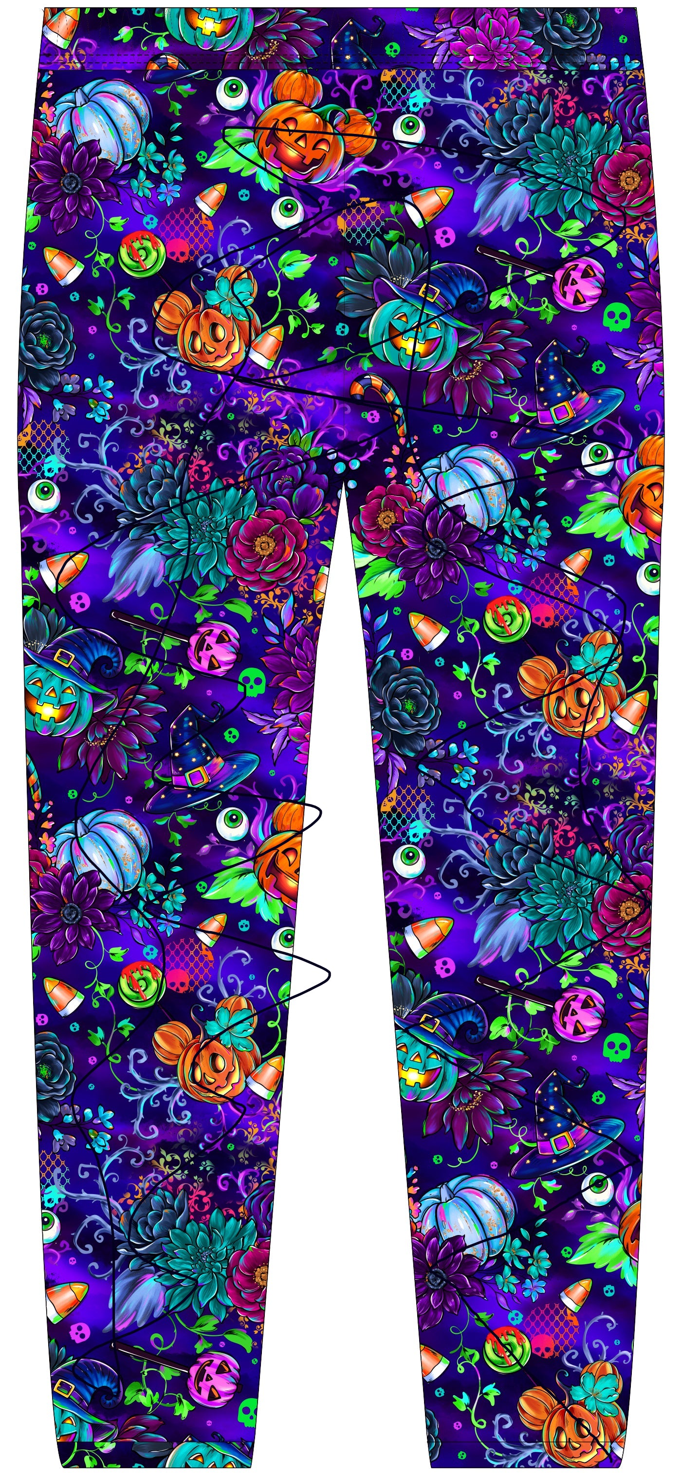 RTS Girl's Leggings - Princess Halloween