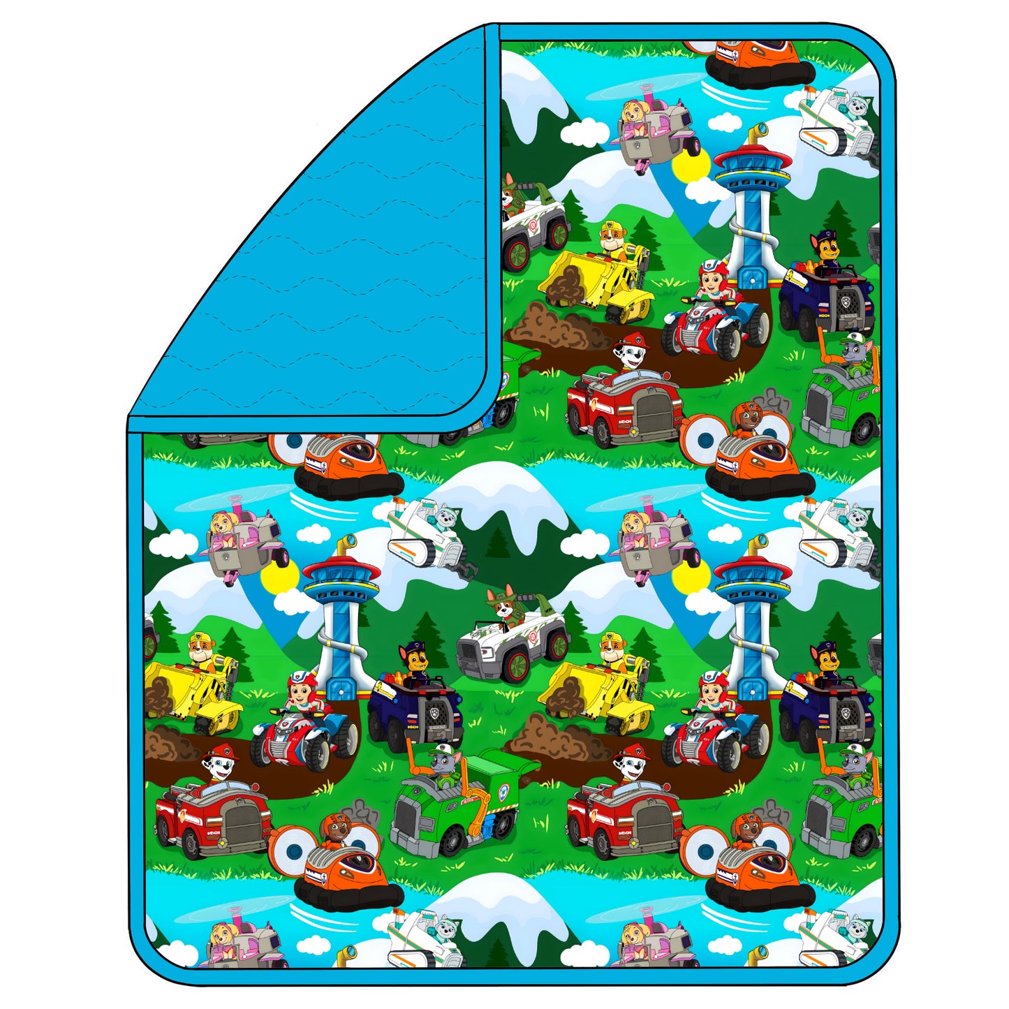 FEB Pre-Order Triple Layer Quilted Bamboo Blanket - Rescue Patrol