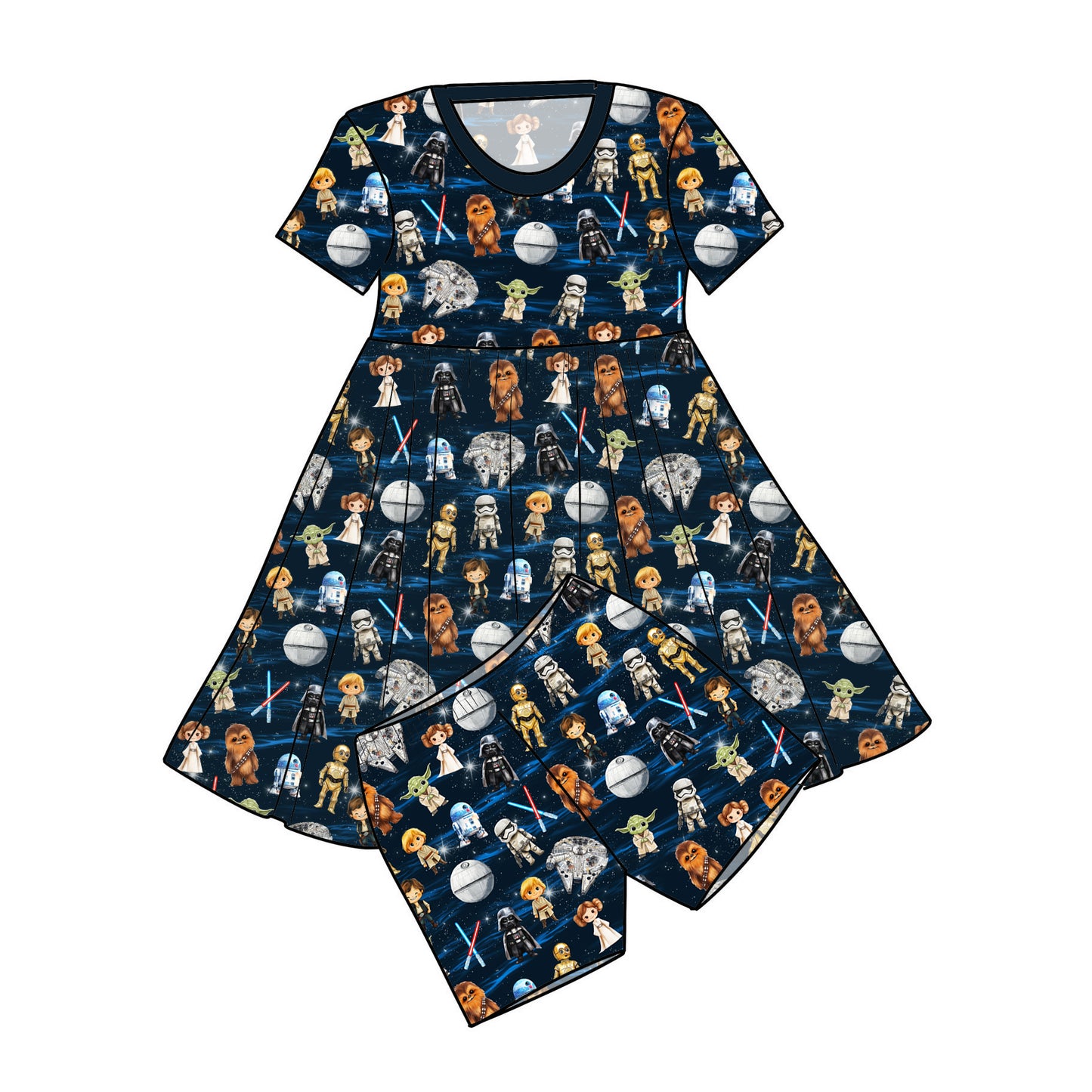 FEB Pre-order Twirl Dress with Shorts - Little Wars
