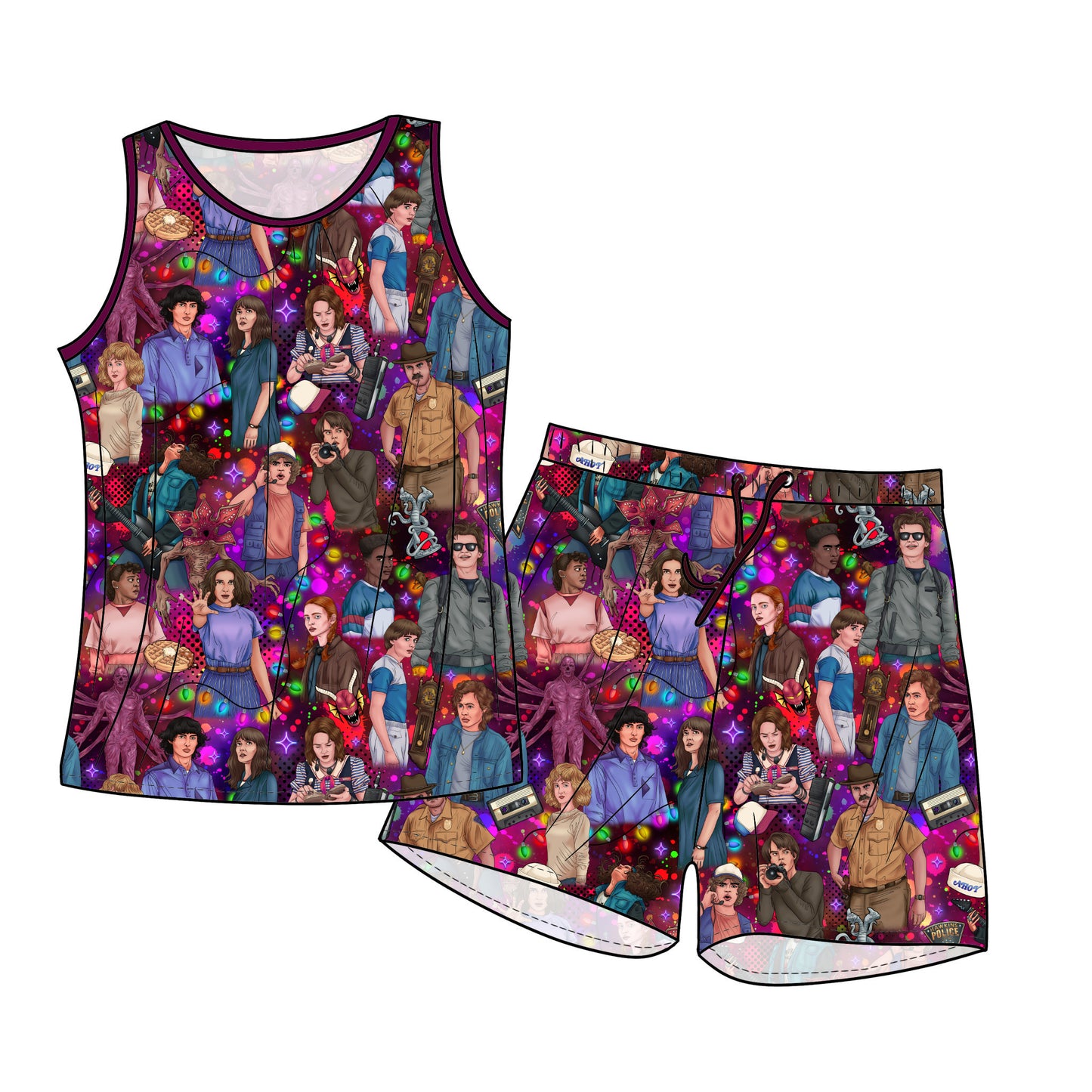 RTS Tank and Shorts Set - Upside Down