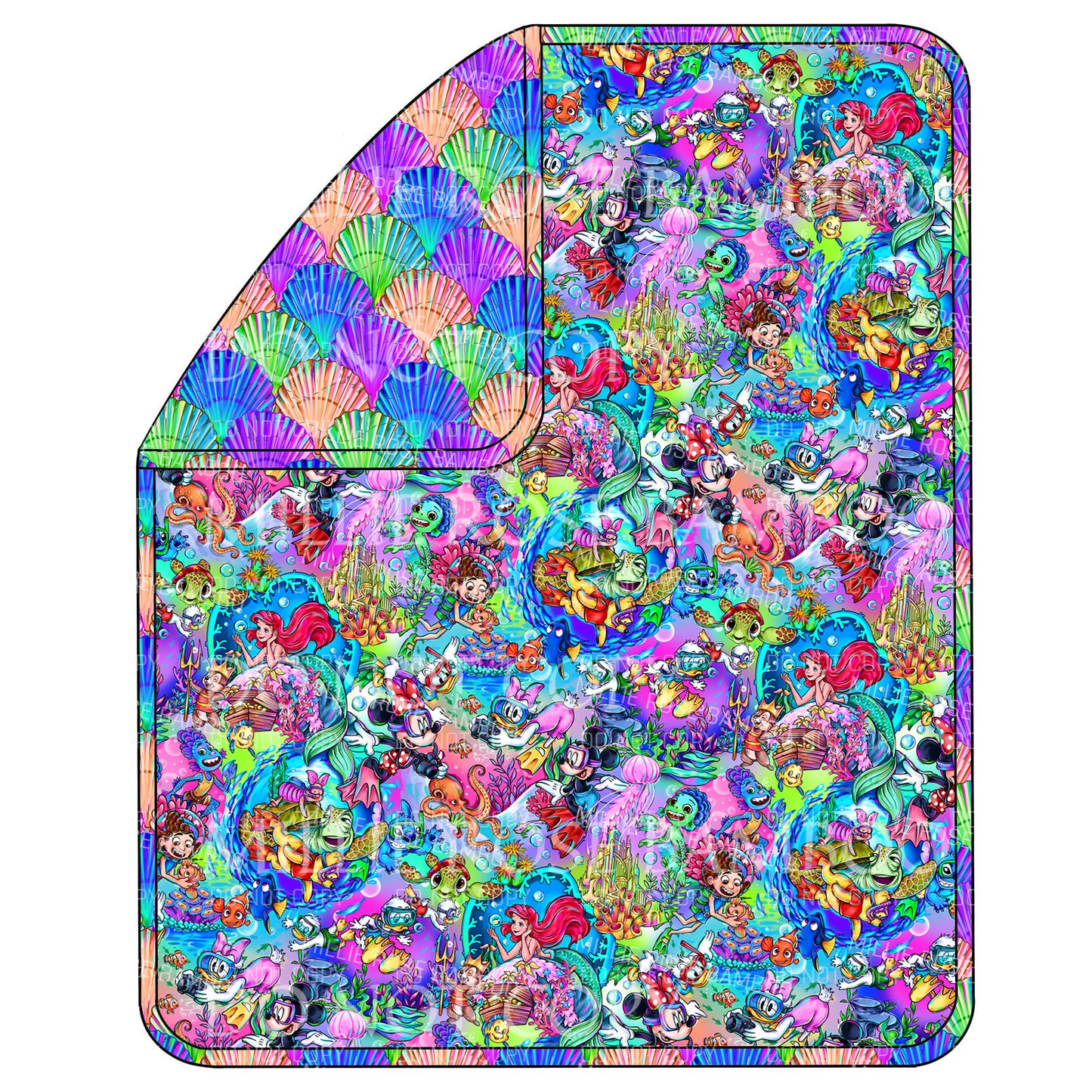 JAN Pre-Order Triple Layer Quilted Bamboo Blanket - Shelltastic Adventures
