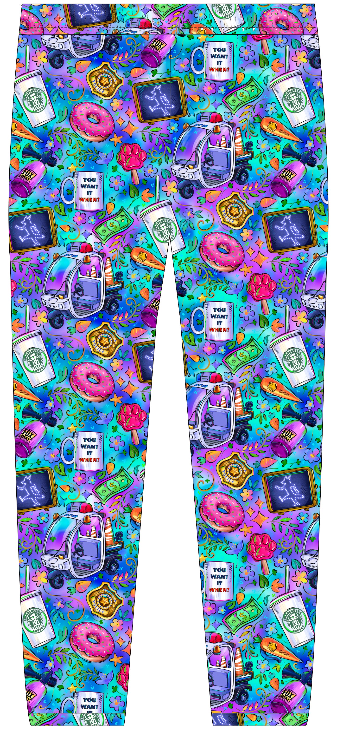 RTS Girl's Leggings - Zoo2