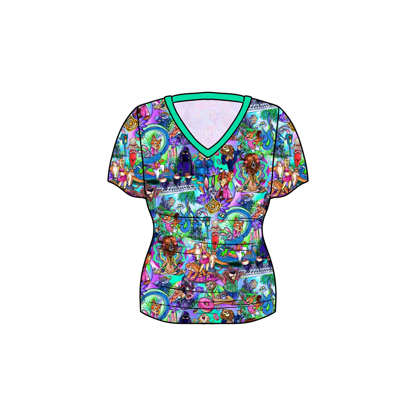 RTS Bamboo Adult V-Neck Tee - Zoo2