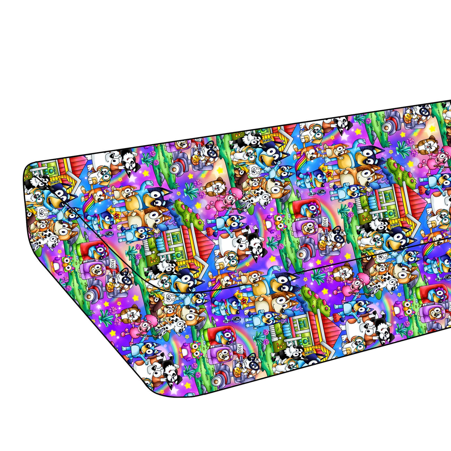 April Pre-Order Bamboo Sheets - Rainbow Dogs