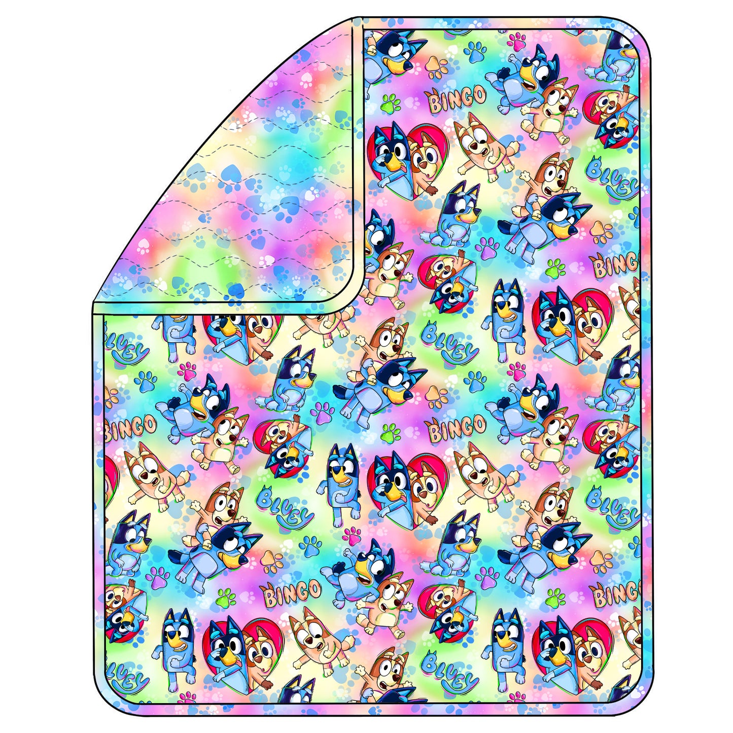 RTS Triple Layer Quilted Bamboo Blanket - Sisters Colorful