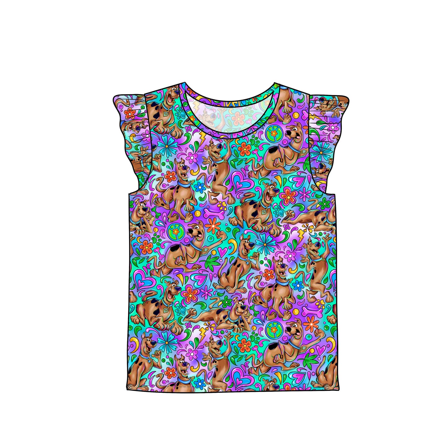 RTS Flutter Sleeve Tee - Where Are You?