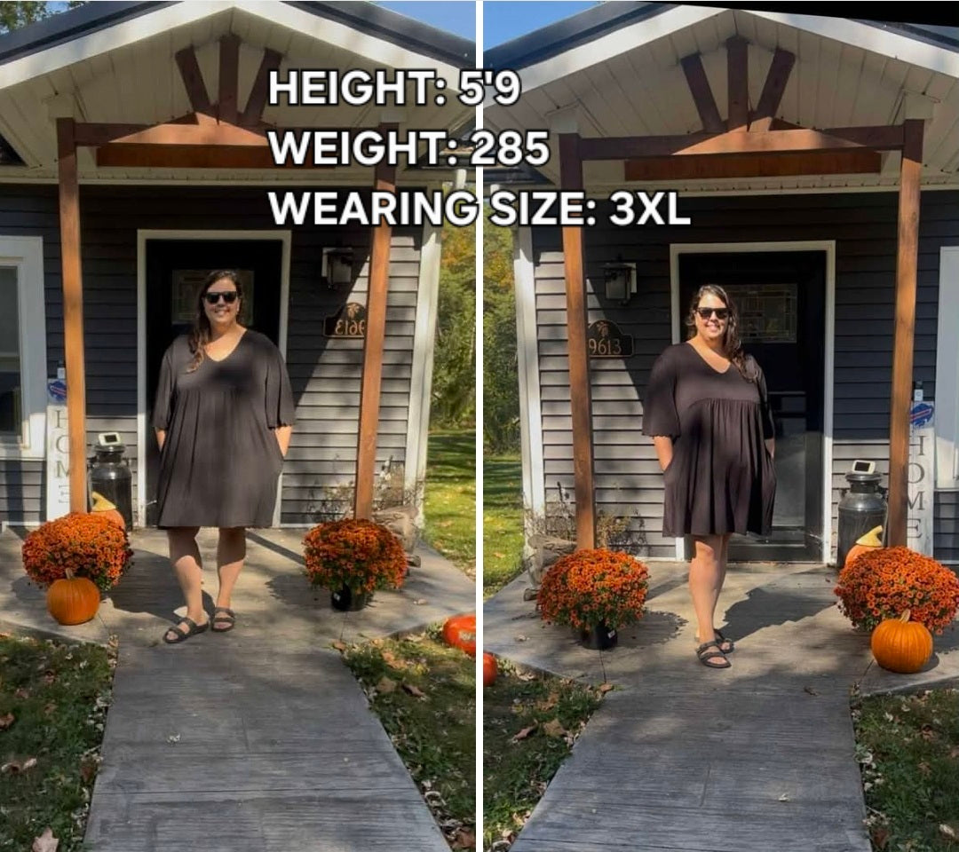 April Pre-Order Women's flutter dress - Frisa Lank