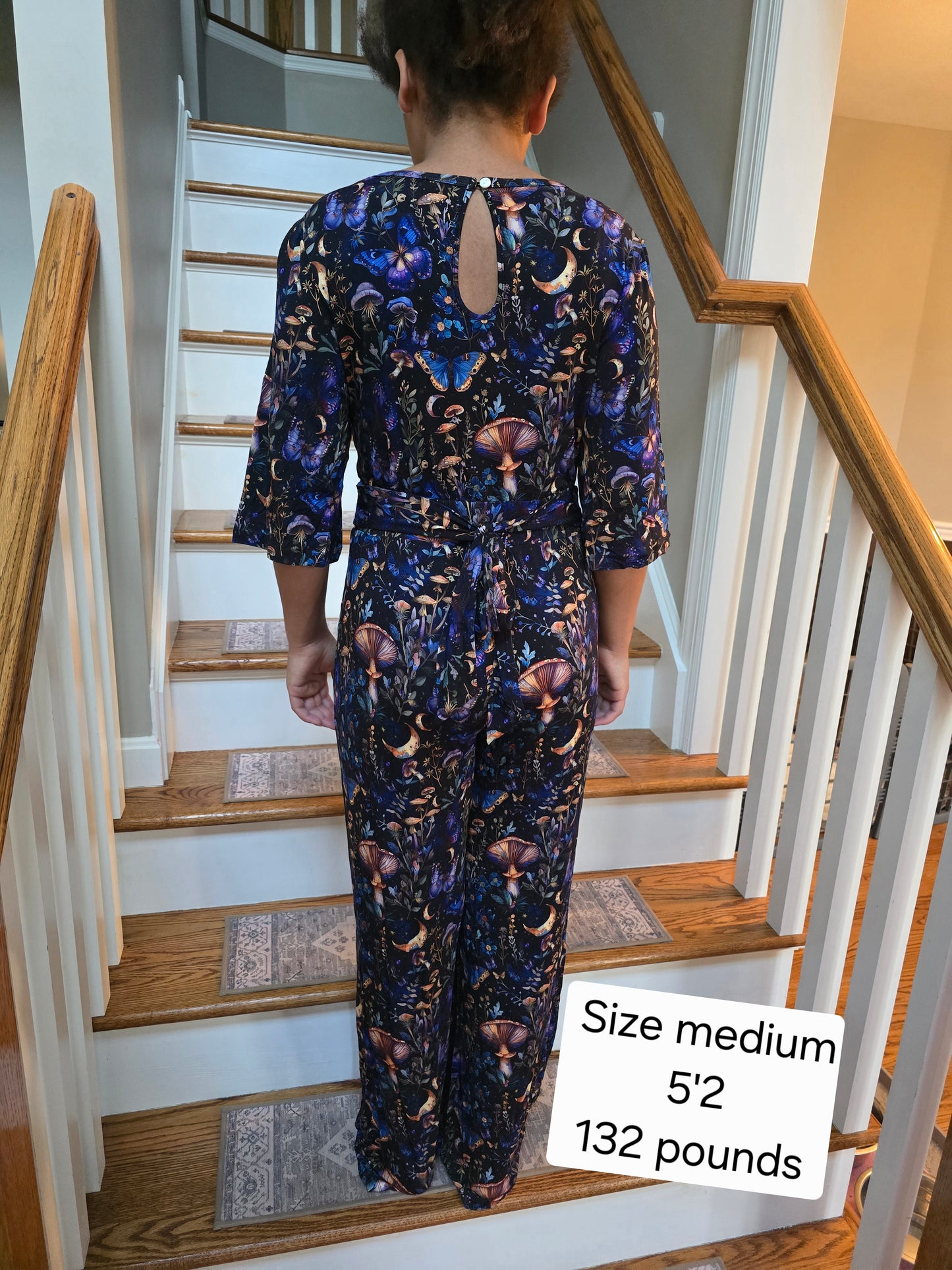 RTS Bamboo Adult Jumpsuit - Magical Mushroom