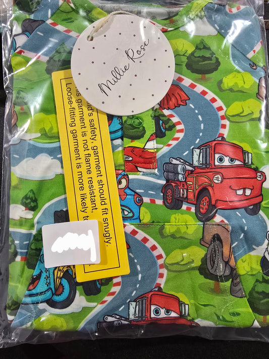 RTS ADAPTIVE Bamboo Crescent Zip Romper - On The Road