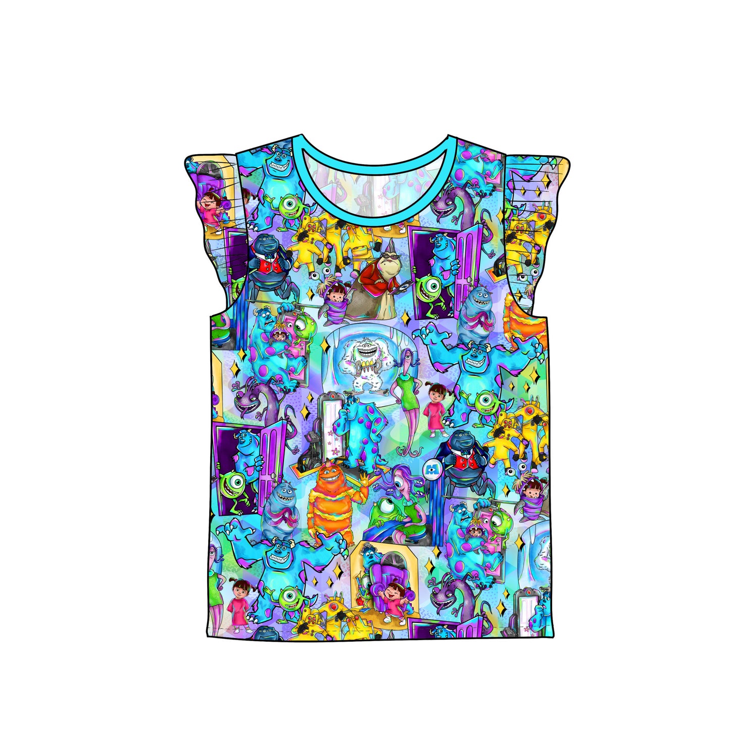 May Pre-Order Flutter Sleeve Tee - 2319