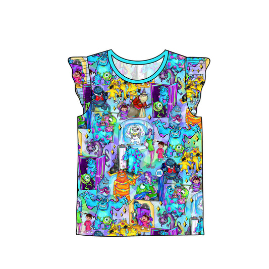 May Pre-Order Flutter Sleeve Tee - 2319