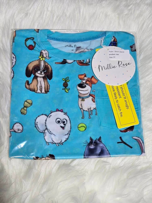 RTS Bamboo Short Sleeve Pocket Tee - Pets