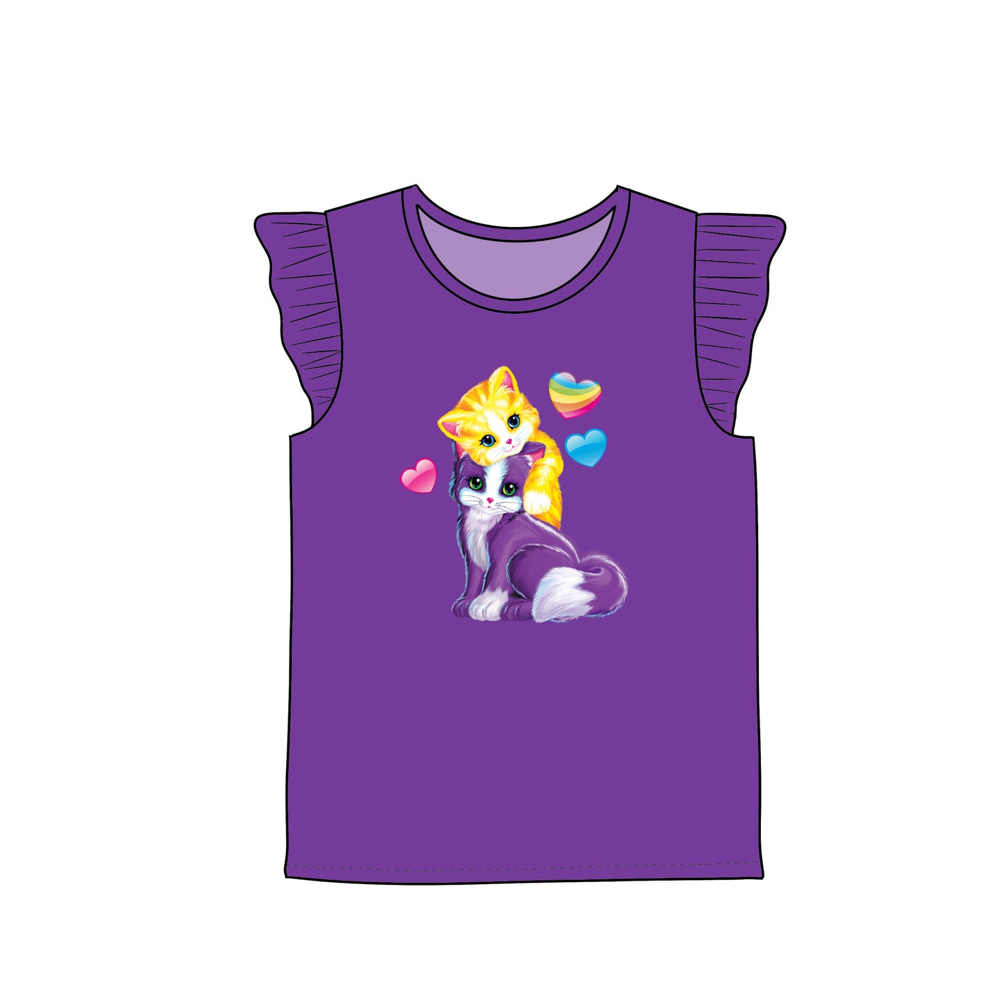 April Pre-Order Flutter Sleeve Tee - Frisa Lank