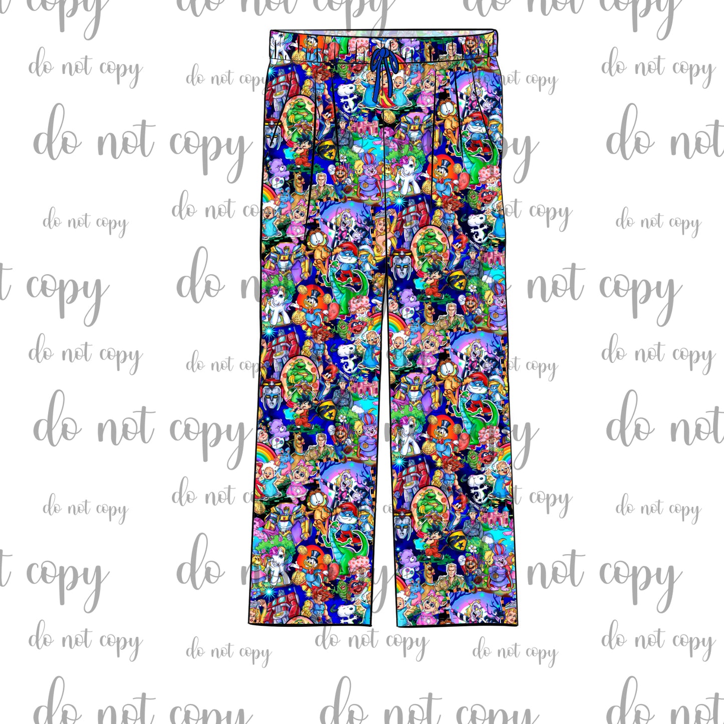 RTS Men's Bamboo Adult Pants - 80s Baby