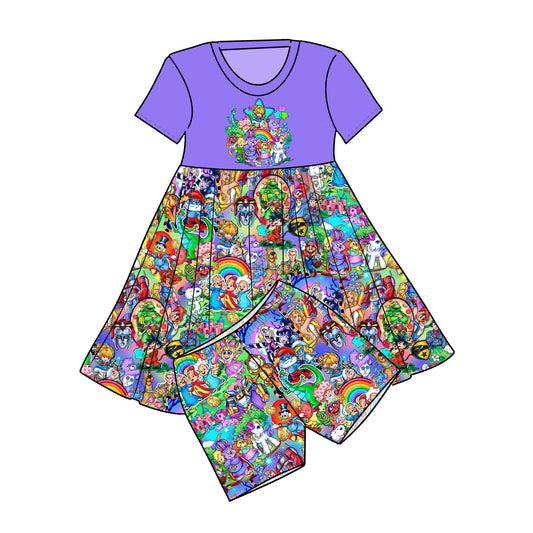 RTS Bamboo Graphic Twirl with Shorts - 80s Baby
