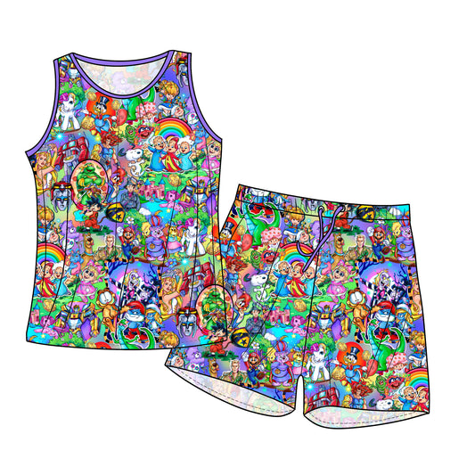 DEC Pre-Order Tank and Shorts Pajama Set - 80s Baby