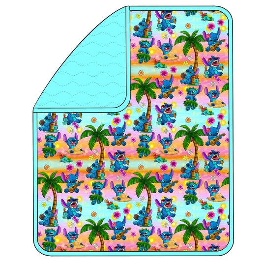RTS Triple Layer Quilted Bamboo Blanket - Aloha Summer