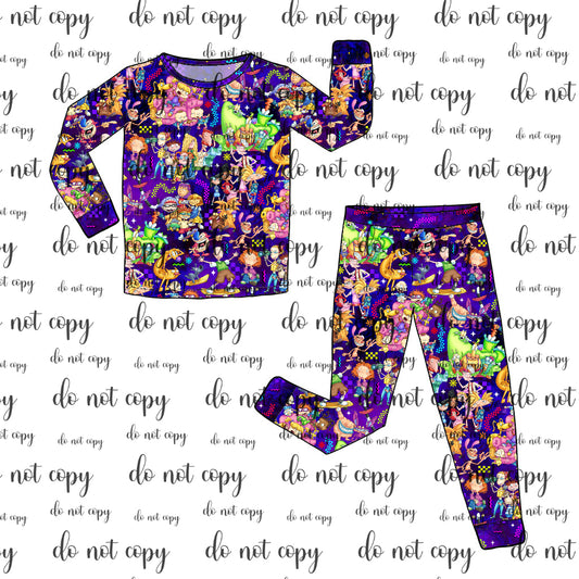 May Pre-Order Bamboo Long Sleeve and Pants Pajama Set - Gen Z