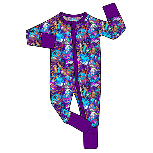 RTS Bamboo Convertible Zip Romper - A Whole New World