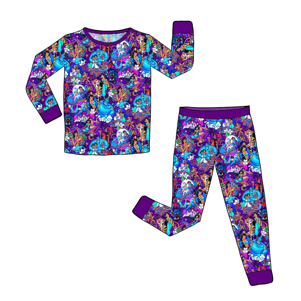 RTS Long Sleeve and Pants Pajama Set - A Whole New World