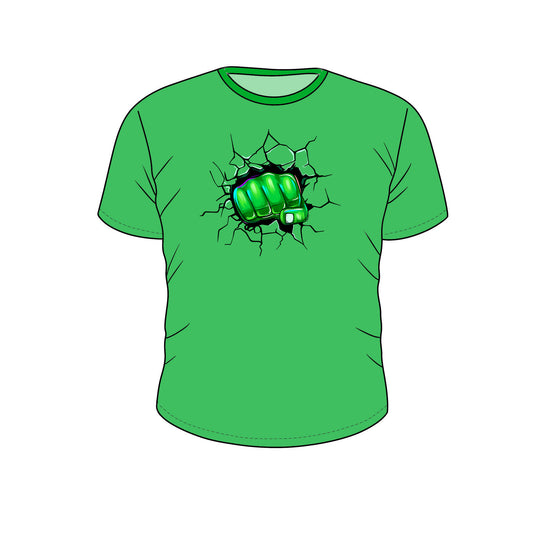 RTS Bamboo Adult Oversized Graphic Tee - Hulk Smash