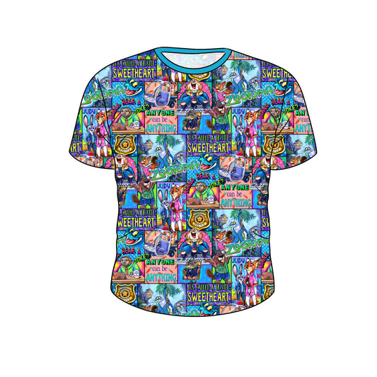RTS Bamboo Adult Oversized Tee - PANEL Zoo2