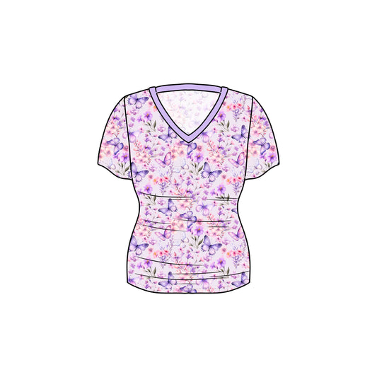 RTS Bamboo Adult V-Neck Tee - Aria