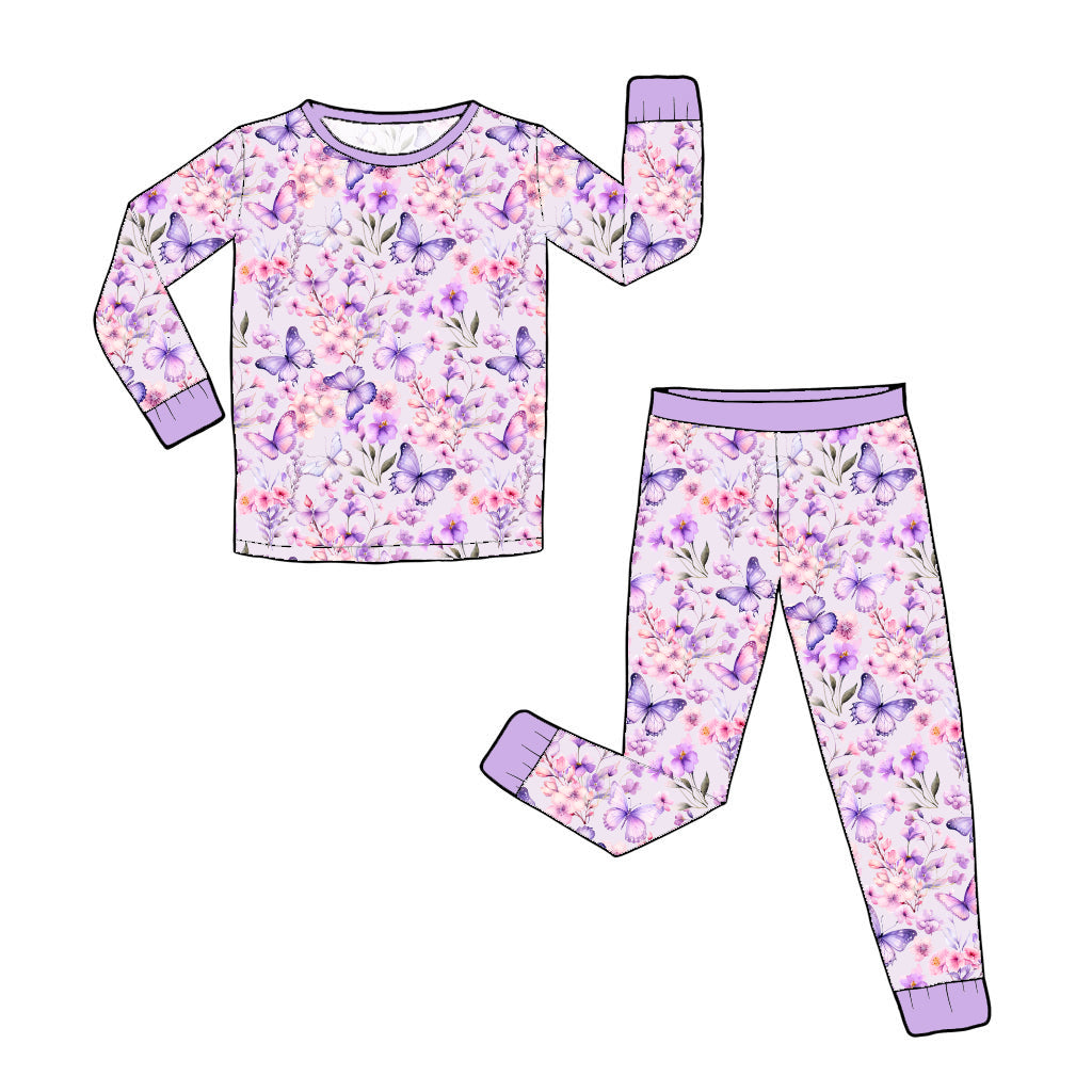 RTS Long Sleeve and Pants Pajama Set - Aria