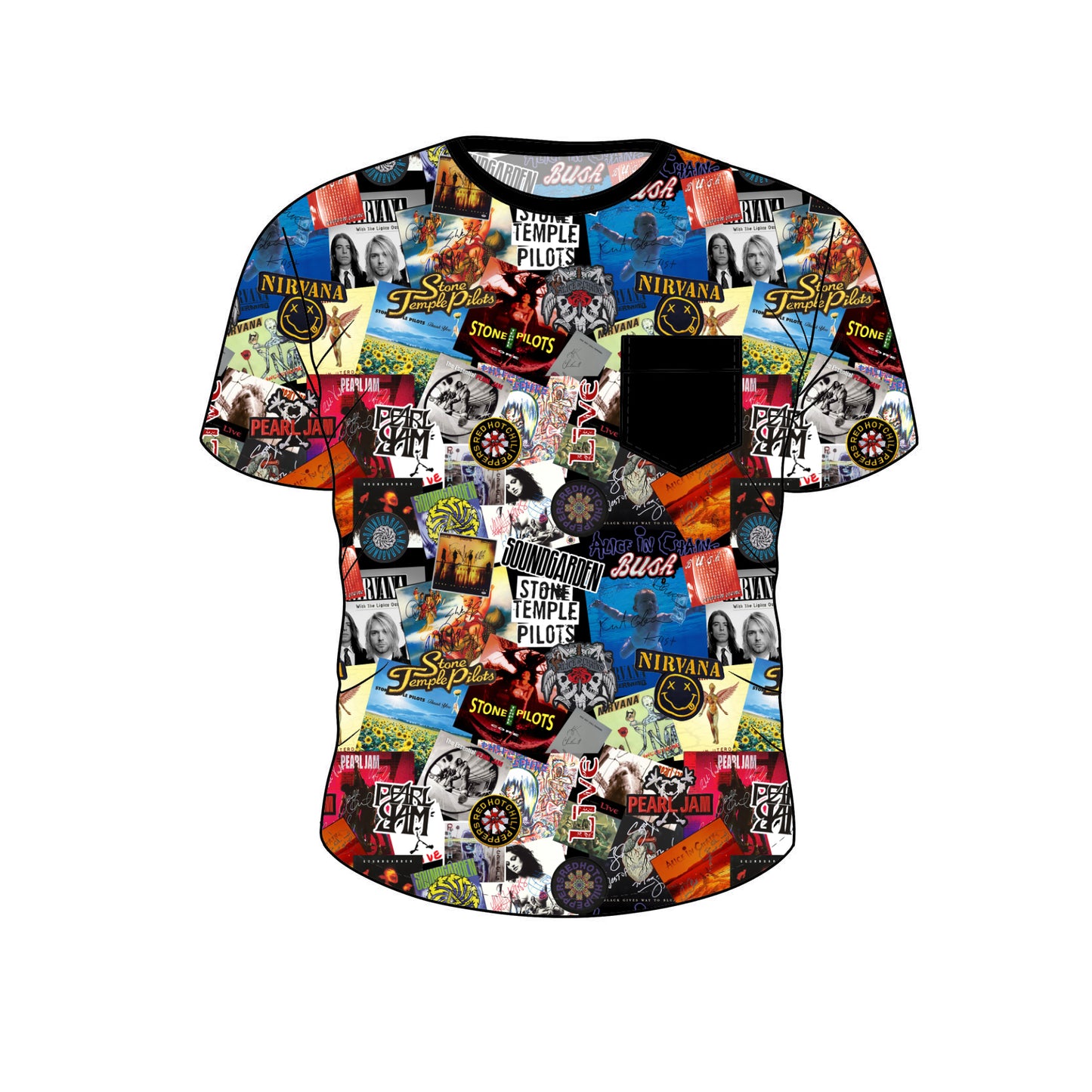 RTS Bamboo Short Sleeve Pocket Tee - Grunge