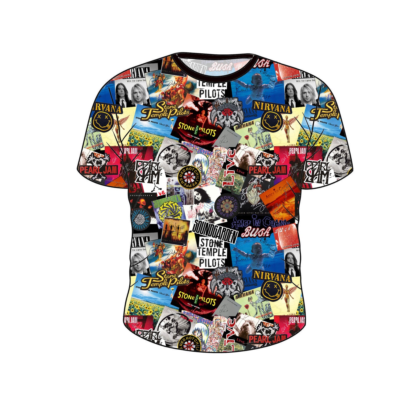 RTS Bamboo Adult Oversized Tee - Grunge