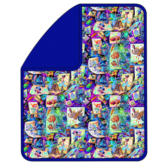 RTS Triple Layer Quilted Bamboo Blanket - Picasso