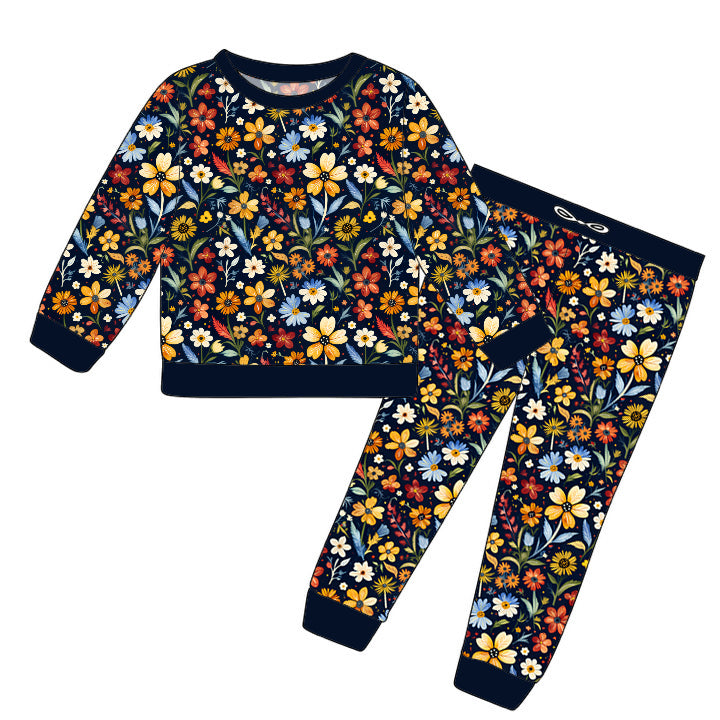 RTS Crewneck Jogger Set - Wild As A Flower