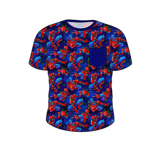 RTS Bamboo Short Sleeve Pocket Tee - Spiderman