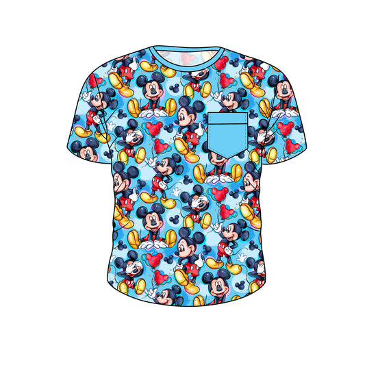 RTS Bamboo Short Sleeve Pocket Tee - Mouse Spots