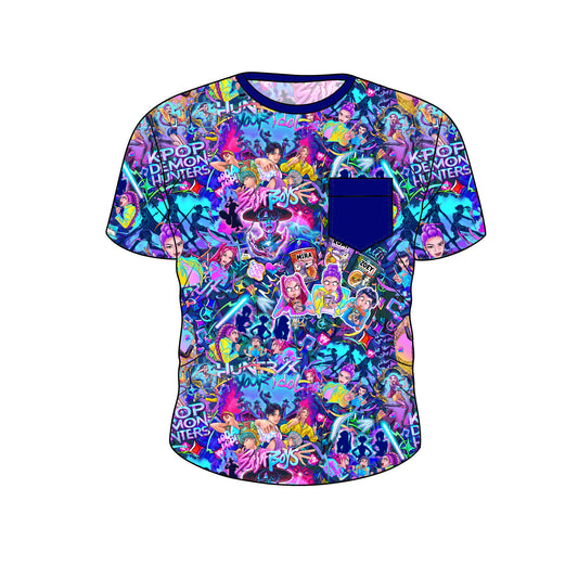 RTS Bamboo Short Sleeve Pocket Tee - Saja (Blue)