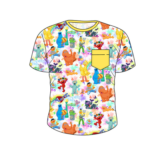 May Pre-Order Bamboo Short Sleeve Pocket Tee - Sunny Days