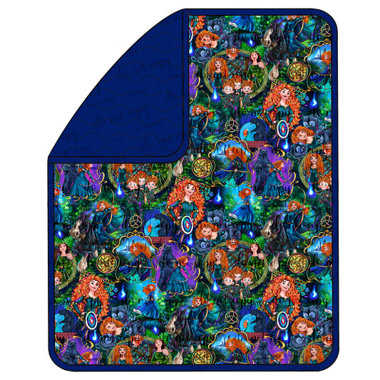 May Pre-Order Triple Layer Quilted Bamboo Blanket - Brave One