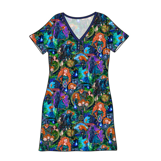 May Pre-Order Bamboo Adult Sleep Gown - Brave One