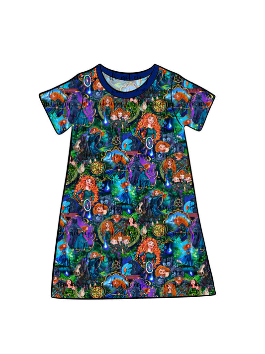 May Pre-order Kid's Lounge Gown - Brave One