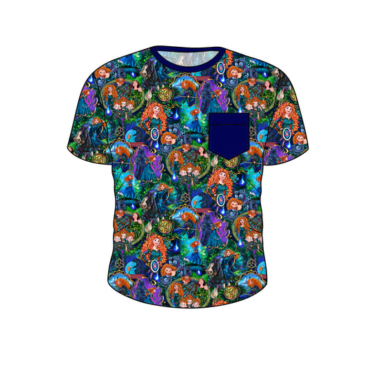 May Pre-Order Bamboo Short Sleeve Pocket Tee - Brave One